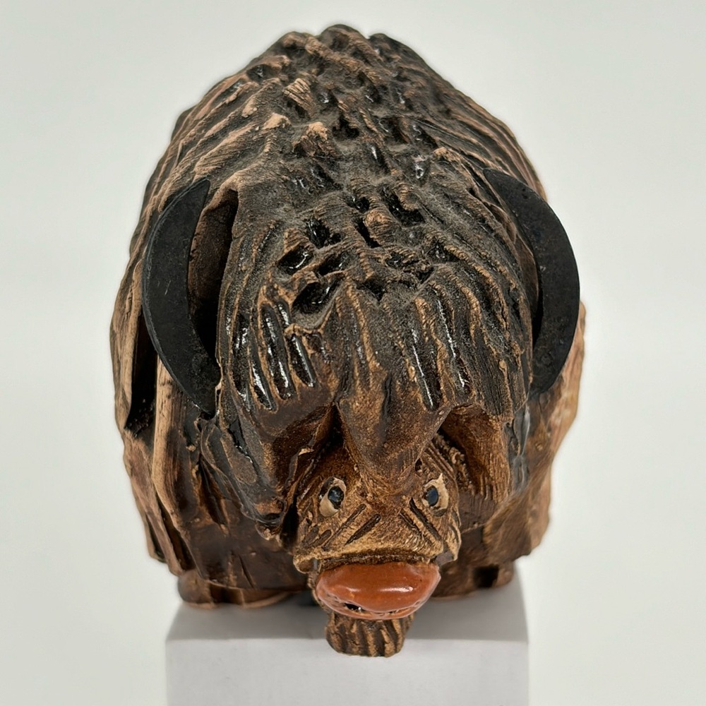 Vintage Artesania Reconada Buffalo/Bison from Uruguay